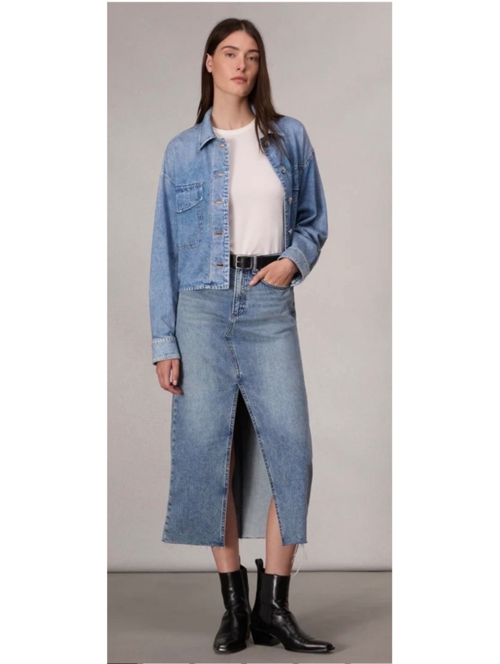 Rag & Bone Clara Denim Skirt Size 28